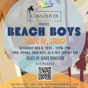 Casa Oliver Palm Springs Pride Beach Boy Pool Party